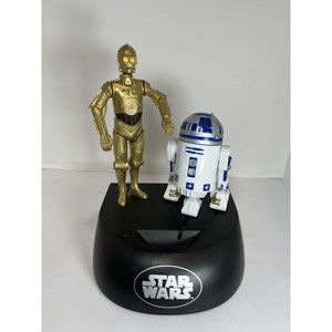 Vintage 1995 Star Wars Electronic Talking Bank C-3PO R2-D2 Movie Music Sound